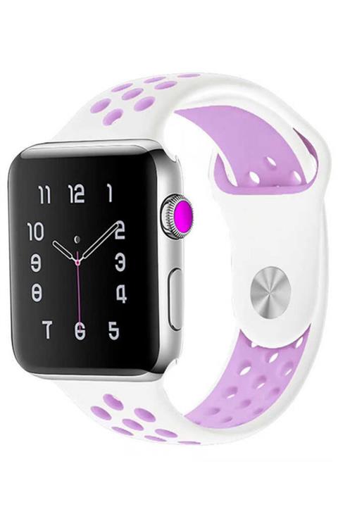 Apple Watch Series 7 42 44 45 mm Delikli Spor Dream Kordon No5 Ve Socket