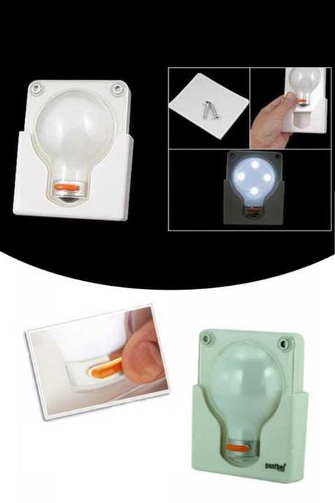 FırsatVar Pilli Led Işıldak Fener Lamba Ampul Şeklinde Led Aydınlatma