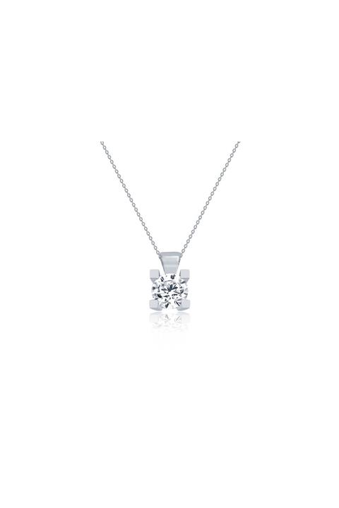 Diamond LineGülaylar 0,21 Karat Pırlanta Tektaş Kolye