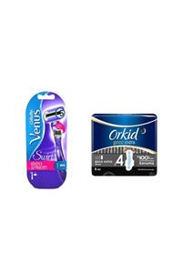 Gillette Venus Swirl Extra Smooth 1up Kadın Tıraş Makinesi + Orkid Gece Extra