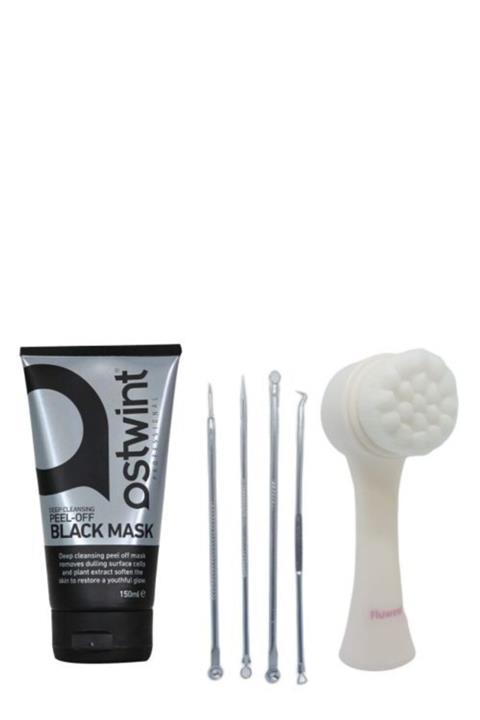 Ostwint Soy. Siyah Maske 150ml&akne-siyah Nokta Sivilce Tem.komedon Set4'lü&yüz Tem.fırçası