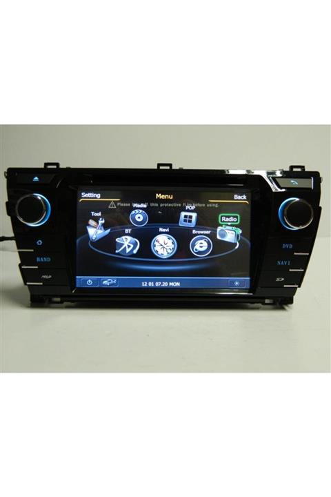 Necvox Toyota Corolla 2012-2013-2014-2015 Navigasyon Dvd Kamera