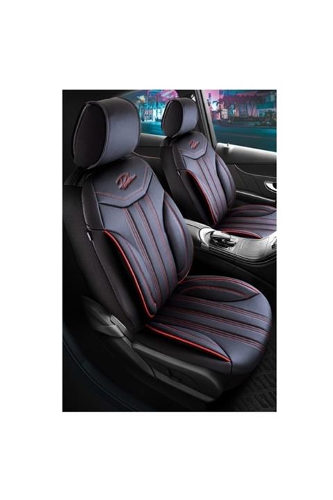 Panda Koltuk Kılıfı Pbmn400 Siyah Kırmızı