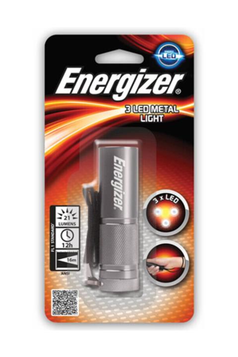 Energizer Energizer Metal 3LED Fener + 3AAA Pil