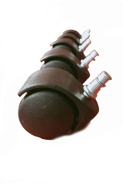 4eticaretteknik 5 Adet Pimli Tekerlek Ofis Koltuğu Yedek Parçası