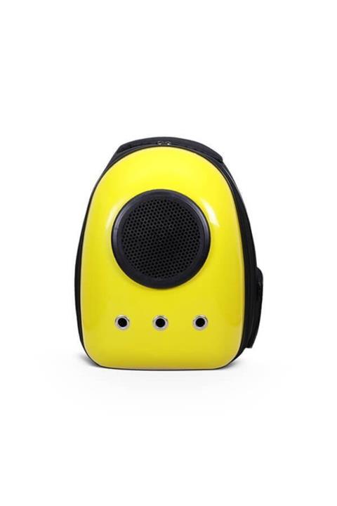 Glipet Astronot Kedi Köpek Taşıma Çantası 43x23x29 Cm Sarı