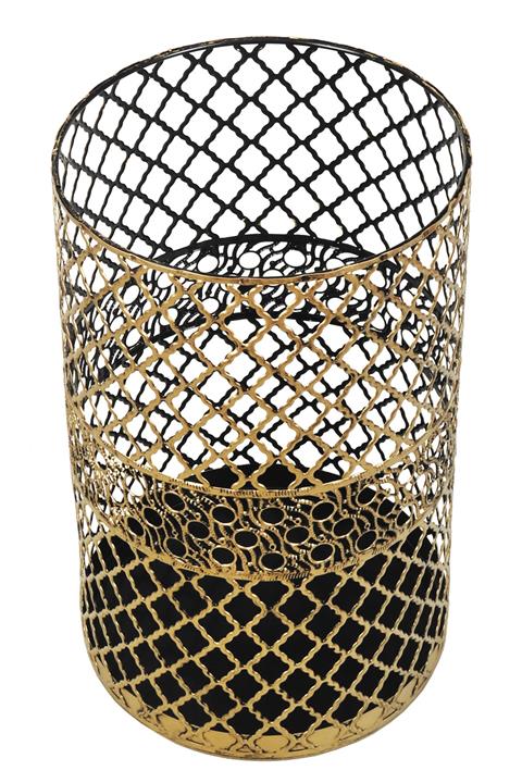 VENON Güven Avize Metal Çamaşırlık (300X480) Siyah Sarı Patine 0053428