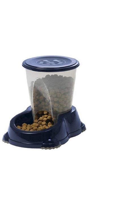 Moderna Kedi Ve Köpek Snacker Mama Kabı Lacivert 1,5 Lt