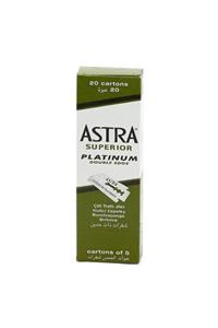 Astra Superior Platinum Yaprak Jilet 100 Adet 1 Alana 1 Bedava