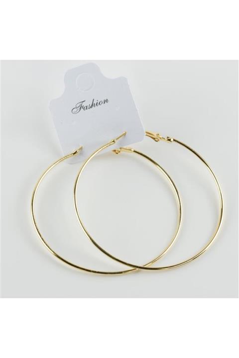 LAUREL DREAM Klipsi Metal Halka Küpe 6 cm