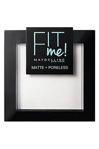 Maybeline Fit Me Matte+poreless Pudra, 90 Translucent (transparan)