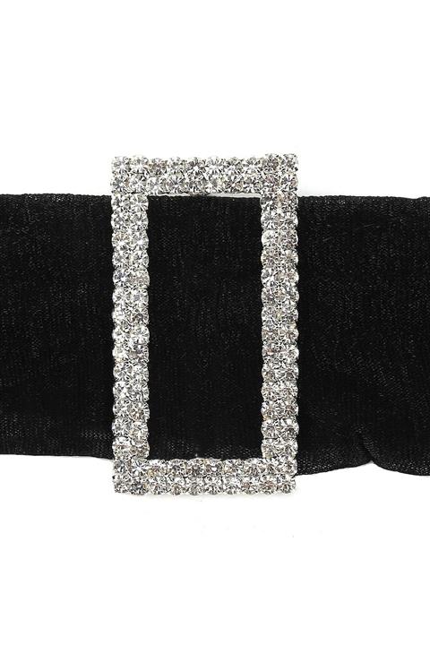 Hobi Dünya Taşlı Dikdörtgen Kemer Ve Şal Tokası