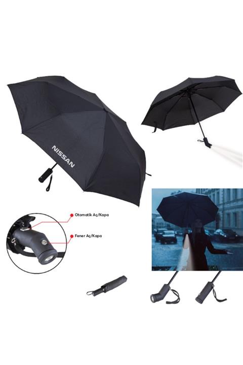 Arslan Promosyon 5100 8 Telli Işıklı Şemsiye