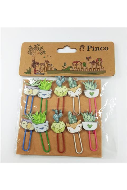 YEŞİL KIRTASİYE Kaktüs Ataç 10 Lu