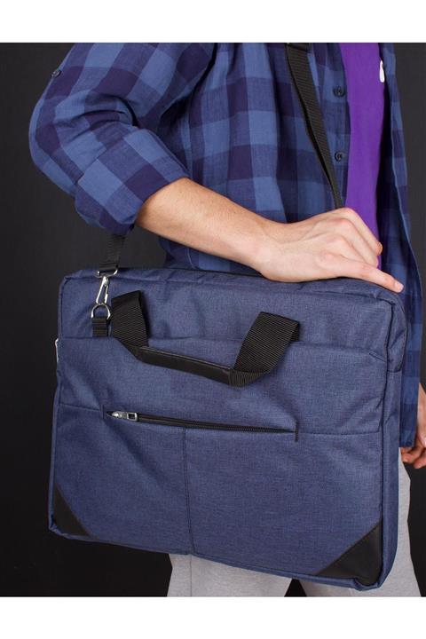 Bagacar 35 Lacivert Omuz Askılı 17 Inç Notebook Ve Evrak Çantası