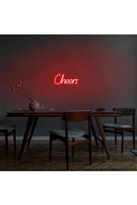 neon graph - Cheers - Led Dekoratif Duvar Aydınlatması Neon Duvar Yazısı Sihirli Led Mesajlar -neongraph