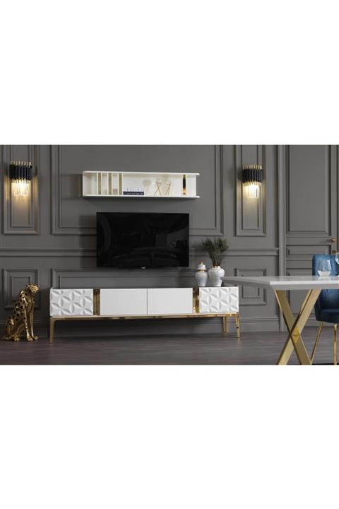 Engince Mobilya Kavya Tv Ünitesi Ekru