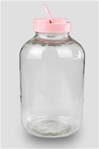 Çanak Sepeti Cam Saklama Kabı Kavanozu 8 Litre