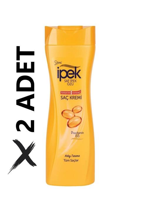 İpek Tüm Saçlar Için Saç Kremi Provitamin B5-kolay Tarama-600mlx2 Adet Avantaj Set