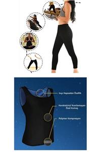 aksuticaret Termal Sauna Tayt + Atlet Takım ( L ) Neotex Terletme Takımı