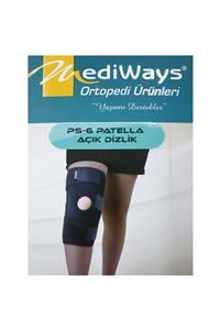 MEDİWAYS Bedensiz Patella Destekli Açık Dizlik Menisküs Dizliği Ağrı Dizliği Sporcu Dizliği