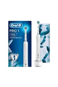 OralB 750 Pro 1 Beyaz Şarj Edilebilir Diş Fırçası + Seyahat Kabı