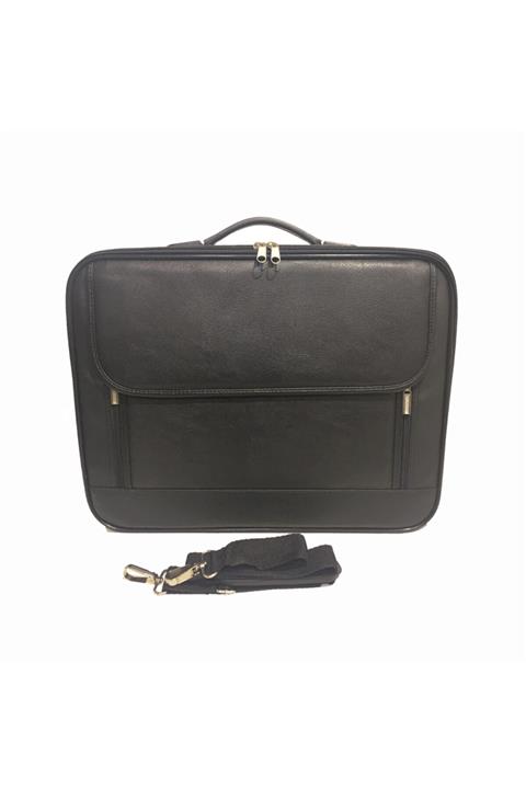 NEWFULL 15,6 Inch Kasalı Notebook (LAPTOP) Evrak Çantası-suni Deri