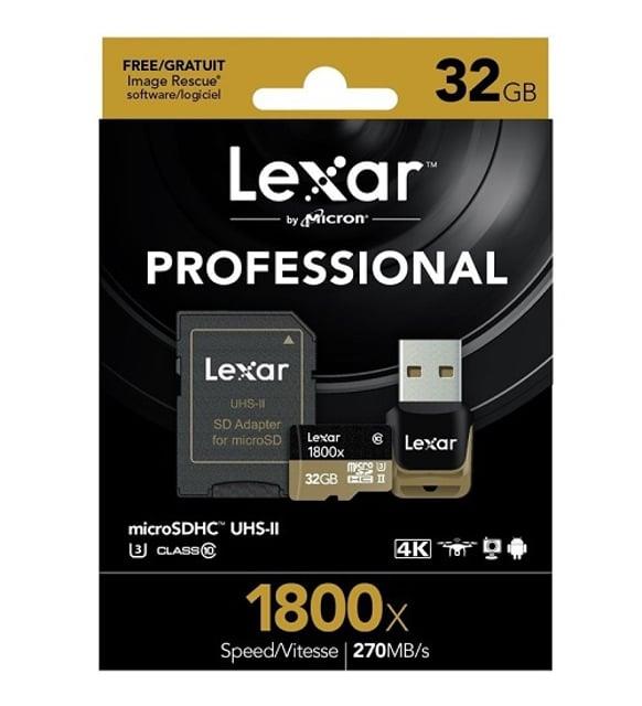 Lexar 32 Gb 1800x Micro Sd Hafıza Kartı (270 Mb/s)