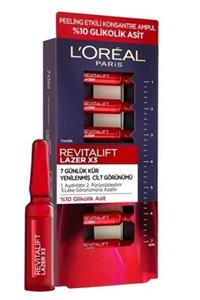 L'Oreal Paris Revitalift Lazer 7 Günlük Kür Peeling Etkili Ampul 7x1 Ml + Signal Seyahat Seti