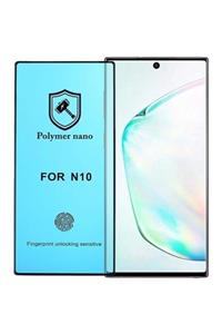 Samsung Galaxy Note 10 Plus Ful Kaplayan Polymer Nano Ekran Koruyucu