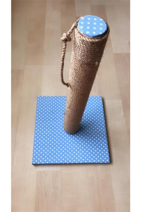 HOBİ 50cm Kedi Tırmalama Mavi Kumaş