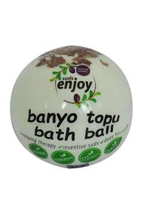 Enjoy Beyaz Gül El Yapımı Banyo Bombası Banyo Topu Beyaz 90-120 gr