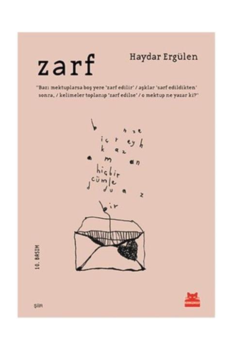 Kırmızı Kedi Yayınevi Zarf Haydar Ergülen