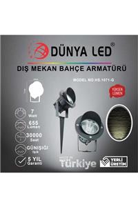 DÜNYA LED Hs.1071/g 5w Cobled Bahçe Armatürü Günışığı