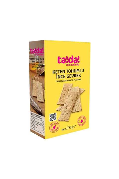 Tada Keten Tohumlu Ince Gevrek - 100 gr