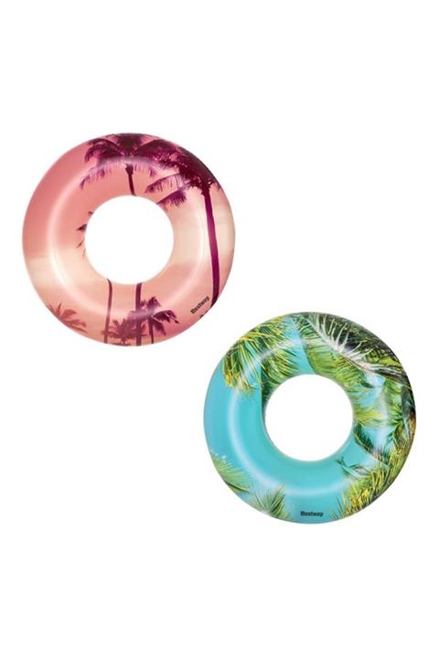 BESTWAY Tropikal Desenli Simit 119 cm  36239