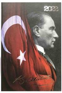 lizy collection Atatürk 2022 Ajanda 17x24 Sert Kapak