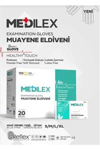 Reflex Medilex L/xl Beden Yeşil Renk Muayene Eldiveni