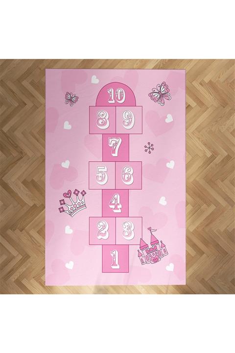 MEKTA HOME Seksek Desenli Çocuk Ve Bebek Odası Halısı Mkth-251