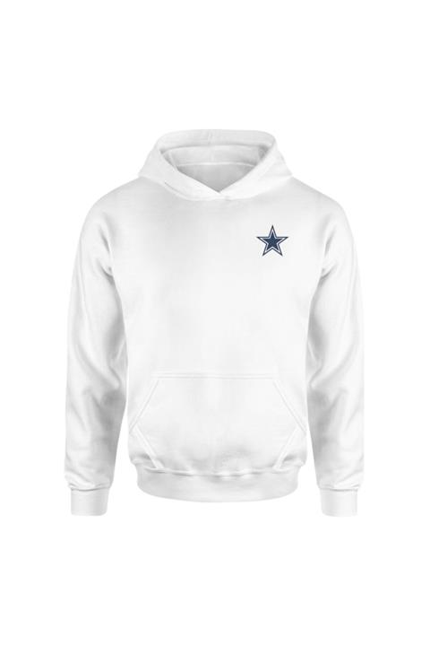 NSJ SPORTIVE Dallas Cowboys Beyaz Hoodie