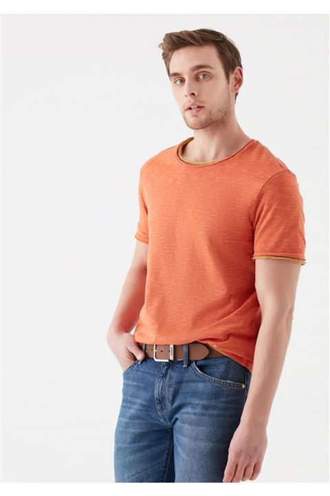 Mavi Çift Taraflı Siyah Deri Kemer