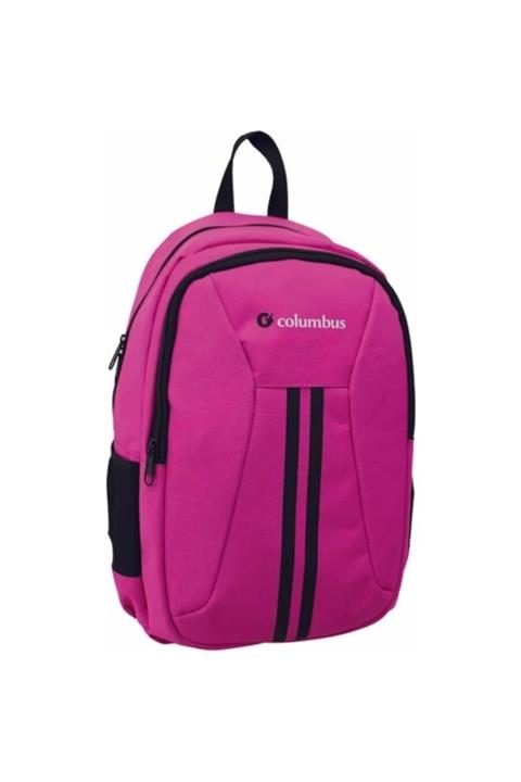 Beverly Hills Polo Club Columbus Two Sırt Çantası Pembe Süper Kalite