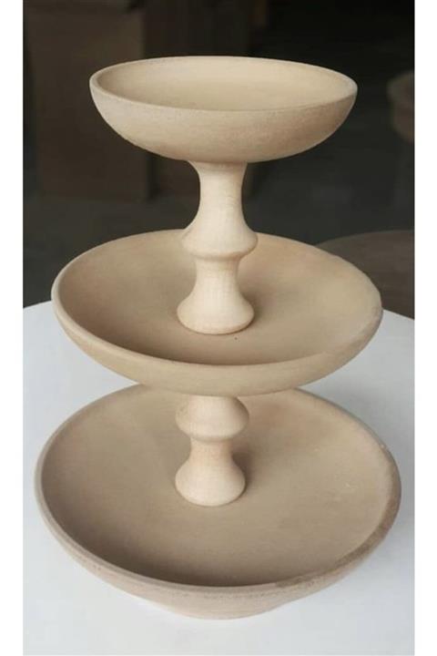 Dekosinop Çerezlik Şekerlik Tabak Mdf Boyanabilir