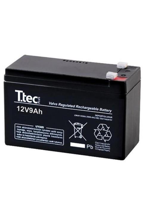 Ttec 12 Volt 9a Akü -12v 9 Ah Bakımsız Kuru Akü 2021 Üretim