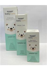 Dermoskin Babycare Probıyotık Vucut Losyonu+bebek Yağı+saç Derisi Bakım Losyonu