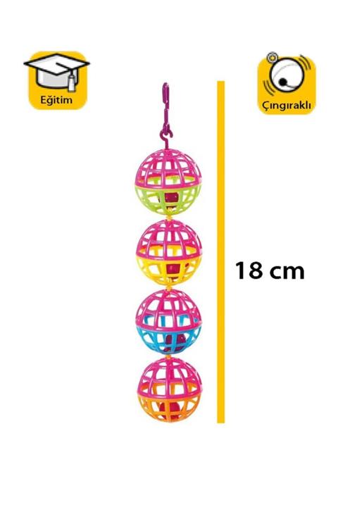 Karlie Plastik Kuş Oyuncağı 18cm