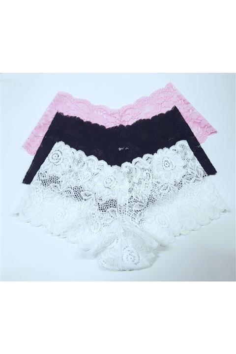 Mavis Shakira Dantel Short 3 Lü Set