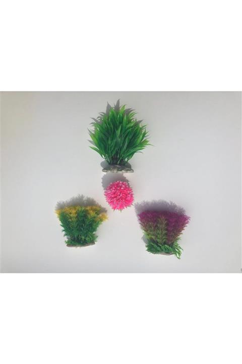 NATUREL Color Plastik Akvaryum Bitkisi Karışık Paket