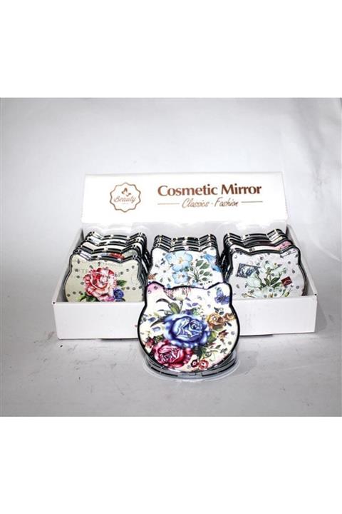 MağazanYanında 1 Adet Makyaj El Aynası Cep Aynası Model 4