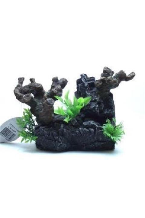 Chicos Akvaryum Dekor Ağaç Gövdesi Bitkili 23x9x15cm